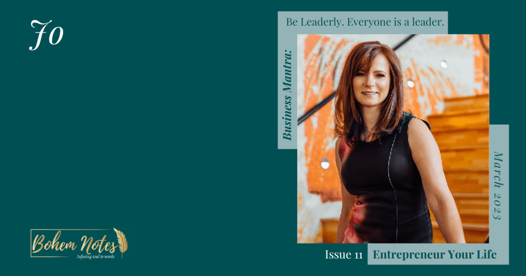 Jo Miller on the cover of entrepreneur stories.