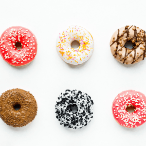 Selection of donuts